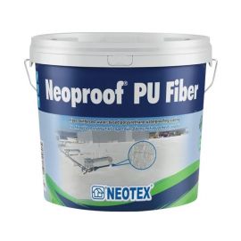 Lớp phủ chống thấm Neoproof PU Fiber 13kg Grey
